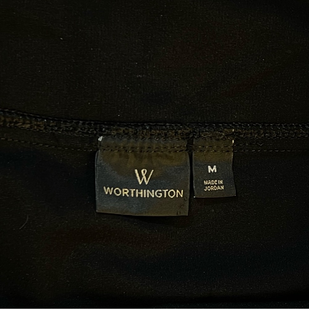 Worthington Elegant Black Pencil Skirt - Picture 6 of 7